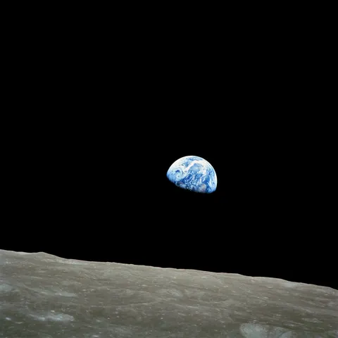Earthrise by William Anders, NASA