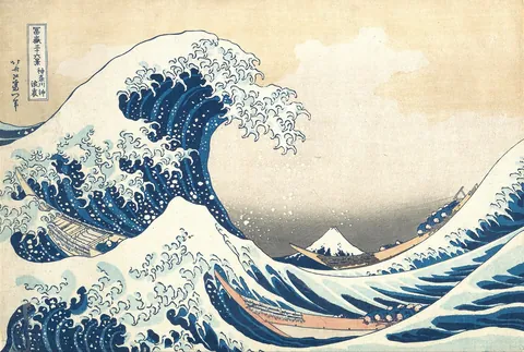The Great Wave off Kanagawa by Katsushika Hokusai